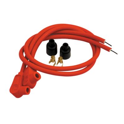 940822 - Taylor, 8mm Spiro-Pro universal spark plug wire set. Red
