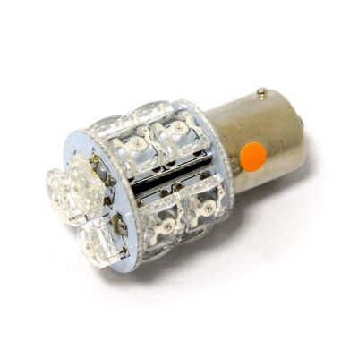 941109 - MCS SuperFlux LED miniature bulb. Amber light, STD base
