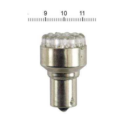 941152 - MCS Turn signal LED bulb, BAY15S socket. Amber light emitting