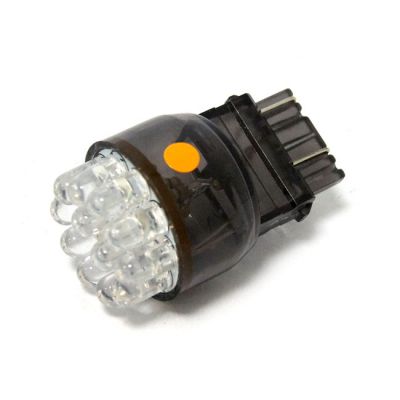 941169 - MCS LED wedge turn signal bulb #3157 base. Amber light