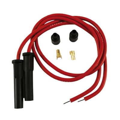 941248 - Taylor, 8mm Pro Comp univ. spark plug wire kit. Red