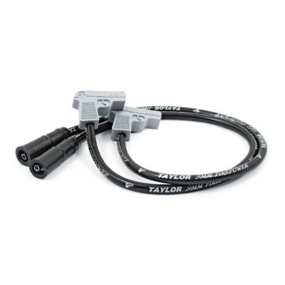 941318 - Taylor, 9mm Fire Power spark plug wire set. Black/silver