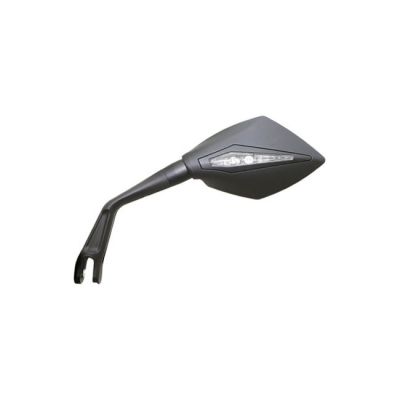 942327 - KOSO, Blade style mirror. With turn signal & position light