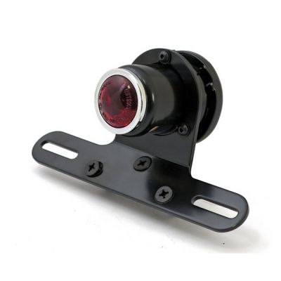 943836 - MCS Old School LED taillight, Type 4. Black. Red lens
