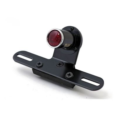 943837 - MCS Old School LED taillight, Type 5. Black. Red lens