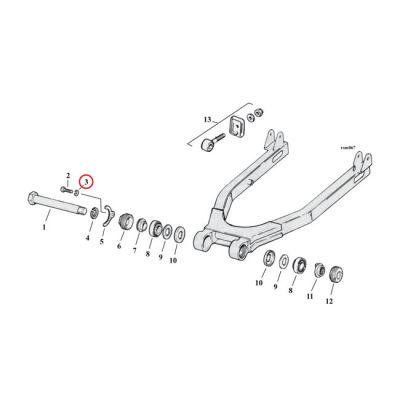 947093 - S&S WASHER, SCREW #10 ZINC