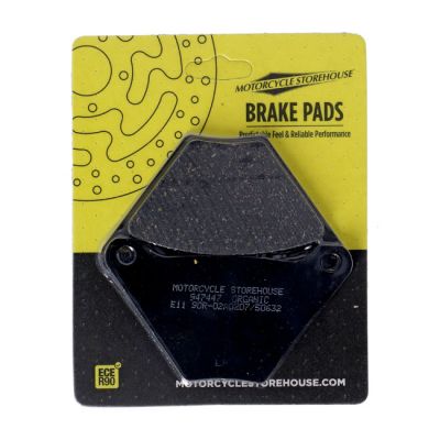 947447 - MCS, brake pads front & rear. Organic
