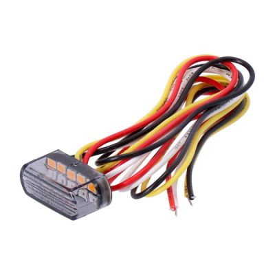 948045 - MCS Fastline LED light, taillight with turn signal. Smoke lens