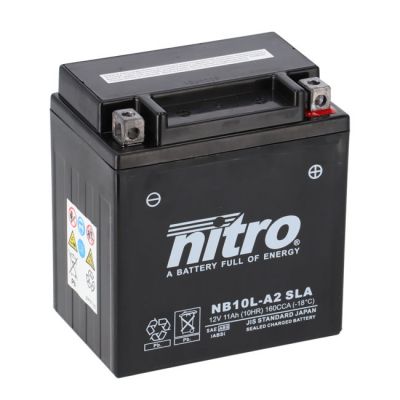 948450 - Nitro sealed AGM gel battery YB10L-A2 SLA