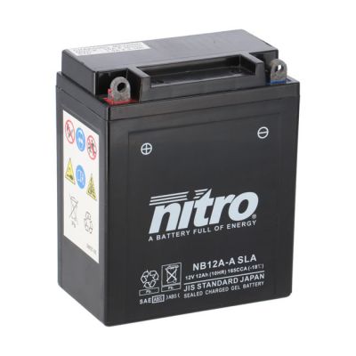 948451 - Nitro sealed AGM gel battery YB12-A-A SLA