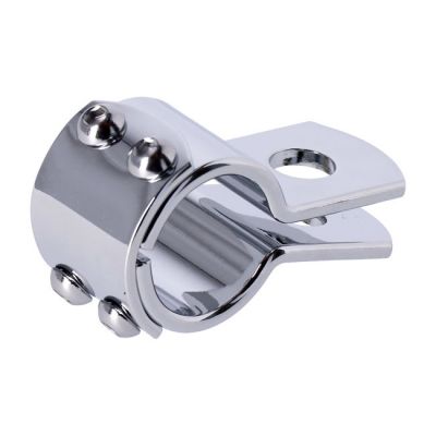 949967 - MCS 3-piece clamp 1-1/8". Chrome steel