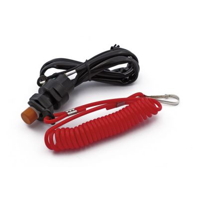 950199 - MCS Emergency ignition kill switch, clip-on lanyard with wiring