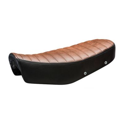 950957 - C-Racer, Scrambler seat. Brown pleated