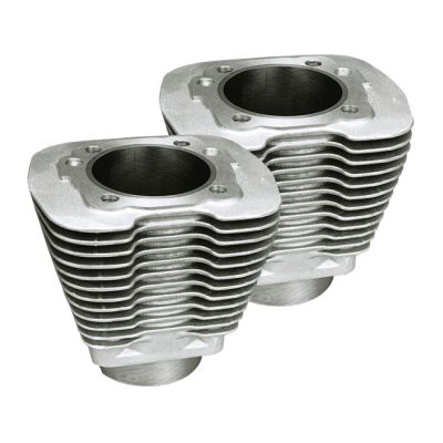 951060 - S&S, 3-1/2" bore replacement Evo cylinder set. Silver