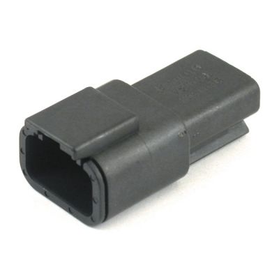 951333 - NAMZ, Deutsch DTM connector. Black, receptacle, 3-pins