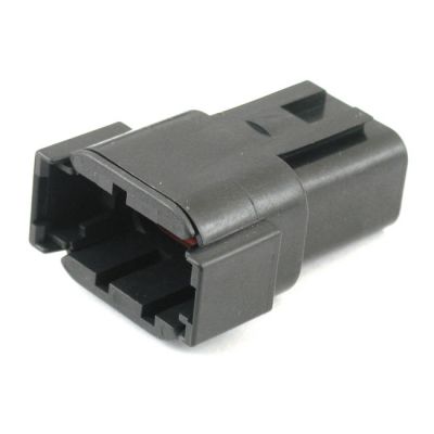 951336 - NAMZ, Deutsch DTM connector. Black, receptacle, 8-pins