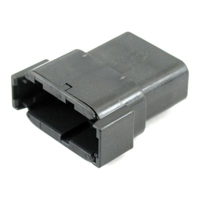 951337 - NAMZ, Deutsch DTM connector. Black, receptacle, 12-pins