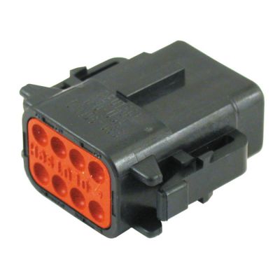 951419 - NAMZ, Deutsch DTM connector. Black, plug, 8-pins