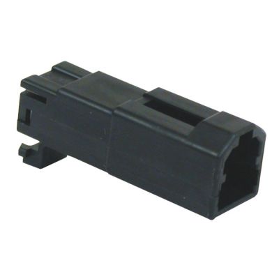 951430 - NAMZ, AMP 040 series connector. Black, receptacle, 2-pin