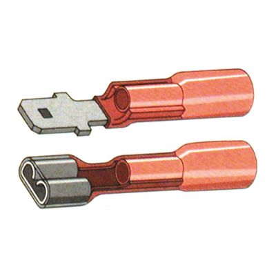 951679 - SMP Standard Co, Slide-on terminal connectors 1/4". Red