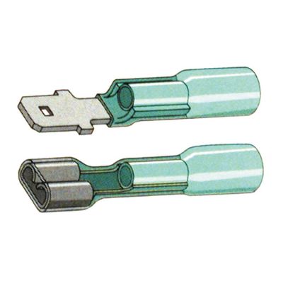 951681 - SMP Standard Co, Slide-on terminal connectors 1/4". Blue