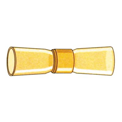 951687 - SMP Standard Co, Butt-Splice connectors 12-10. Yellow