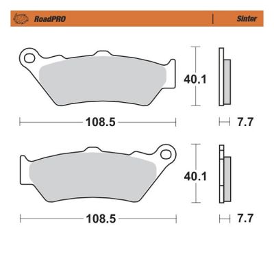 951694 - Moto-Master RoadPro brake pads. Sintered