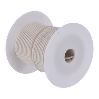 951726 - SMP Wire on spool, 14 gauge. 100 ft. White