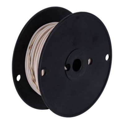 951733 - SMP Wire on spool, 10 gauge. 100 ft. White