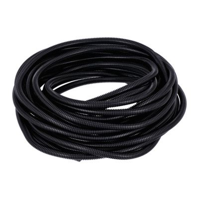 951741 - SMP PVC split wiring loom. 50ft, 3/8" I.D. (9.53mm). Black