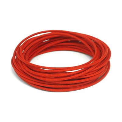 951823 - MCS Classic cloth covered wiring, 25ft. roll. Red