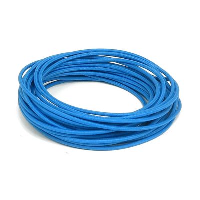 951826 - MCS Classic cloth covered wiring, 25ft. roll. Blue