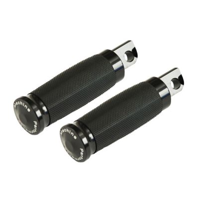 952496 - PM, Contour rubber wrapped foot pegs. Black