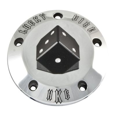 954252 - HKC point cover 5-hole. Lucky Dice, polished
