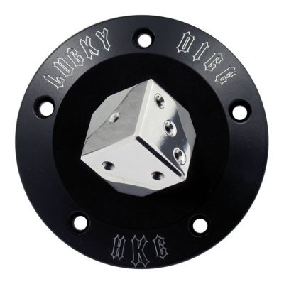 954253 - HKC point cover 5-hole. Lucky Dice, black