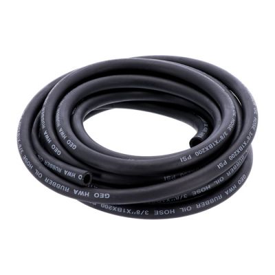 954492 - MCS, black neoprene oil line hose, 9.5mm (3/8")