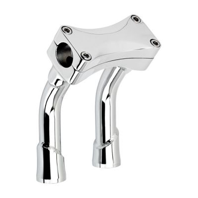 955041 - Biltwell, Murdock pullback O/S risers 6" chrome