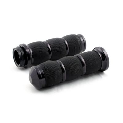 955921 - AVON GRIPS Avon air cushioned grips, black anodized