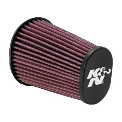 960251 - K&N, replacement air filter element. Black tip logo