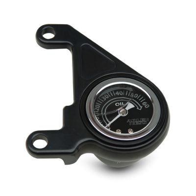 960367 - Arlen Ness, oil pressure gauge kit. Radius, black