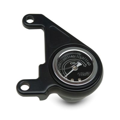 960368 - Arlen Ness, oil pressure gauge kit. Radius, black