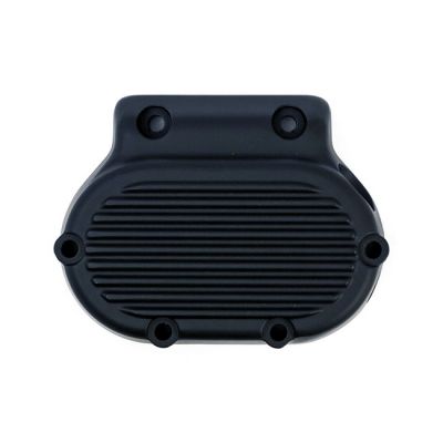 960950 - MCS Transmission end cover ribbed, cable clutch. Black