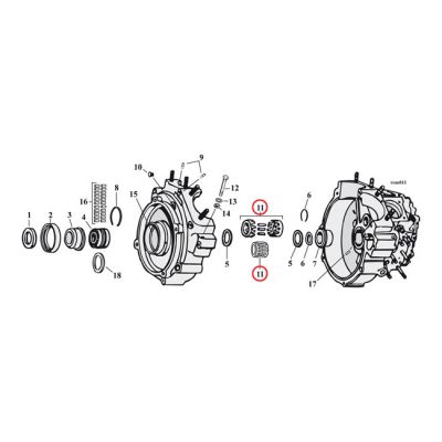 962887 - MCS Pinion shaft bearing. Green