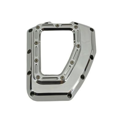 963374 - Trask, Assault cam cover w/window. Chrome