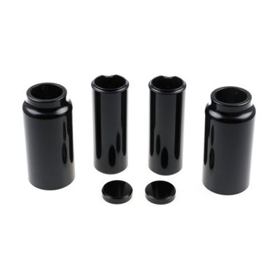 964983 - CULT WERK Cult-Werk, 6-piece fork tube cover kit long. Gloss black