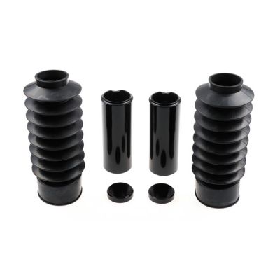 964984 - CULT WERK Cult-Werk, 6-piece fork tube cover kit long. Gloss black