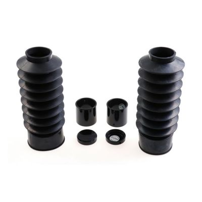 964986 - CULT WERK Cult-Werk, 6-piece fork tube cover kit short. Gloss black