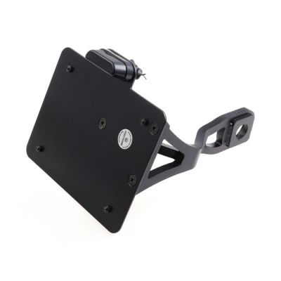 964989 - CULT WERK Cult-Werk, side mount license plate bracket black. CH