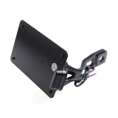 964991 - CULT WERK Cult-Werk, side mount license plate bracket black. FR