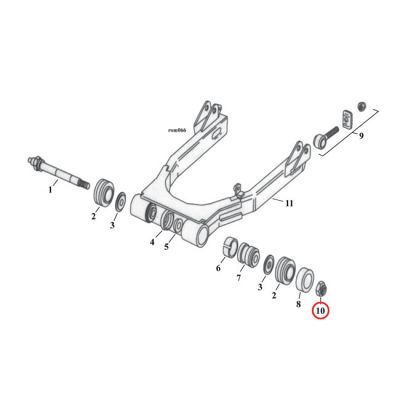 969553 - GARDNER-WESTCOTT 7/16-20 nyloc lock nut. Stainless